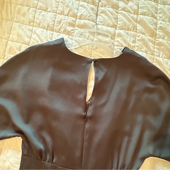 Express Kimono Sleeve Wide-Leg Jumpsuit Sz XS Black - Picture 5 of 7